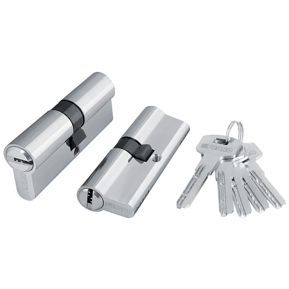 Фото Цилиндровый механизм (200 ZA/80) 2000ZAKey80(30+10+40) CP хром 5Key