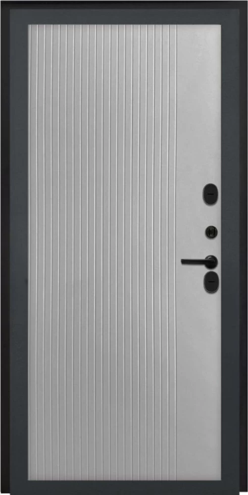 Входная дверь ДвериПРО Модель L-48 ФЛ-790 Velutto Grigio DPRO195785 внутренняя сторона