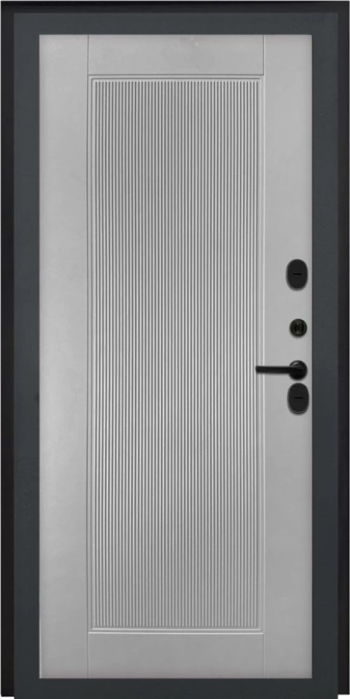 Входная дверь ДвериПРО Модель L-47 ПВХ 10мм Астрод Velutto Grigio DPRO195701 внутренняя сторона