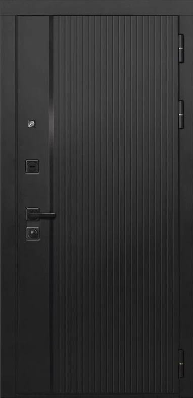 Входная дверь ДвериПРО L-45 Экошпон СБ-3 (16мм, капучино) DPRO196960 внешняя сторона