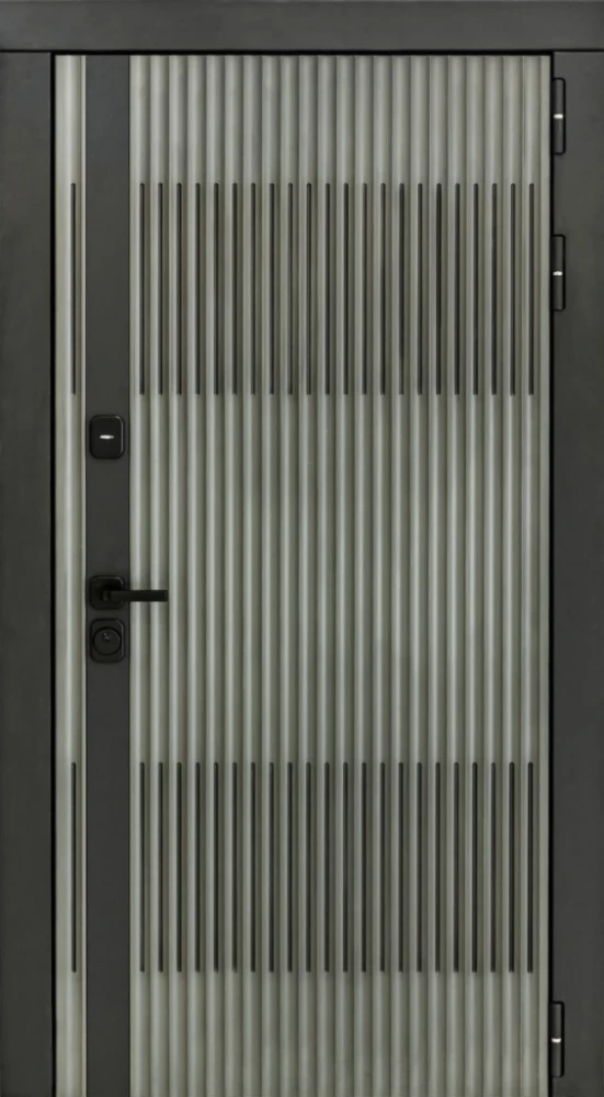 Входная дверь ДвериПРО Elfy СБ-3 листв. бел. (21 беленый дуб) DPRO198375 внешняя сторона