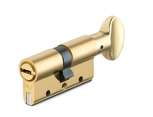 Цилиндровый механизм с вертушкой 164 DBM-E/70 (30+10+30) mm латунь 5 кл.