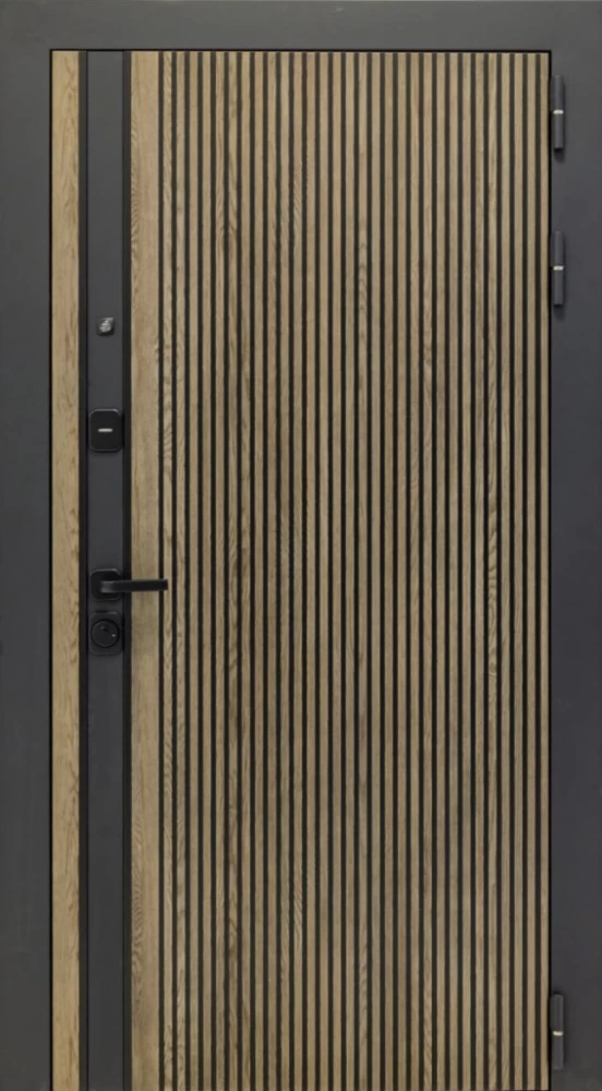 Входная дверь ДвериПРО Rosna ФЛ 244 беленый дуб DPRO196814 внешняя сторона