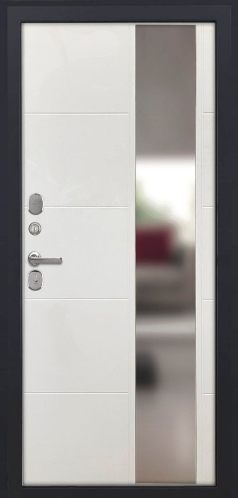 Входная дверь ДвериПРО Elfy ФЛЗ-649 капучино (зеркало) DPRO196799 внутренняя сторона