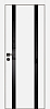 Межкомнатная дверь PX-9  AL кромка с 4-х ст. Белый матовый